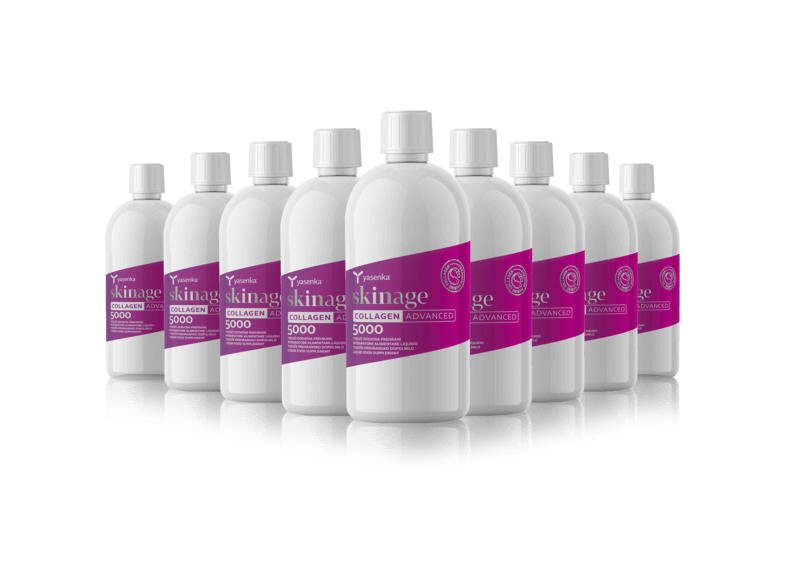 Yasenka Skinage Collagen: Premium collagen supplement designed to support skin health and reduce signs of aging.