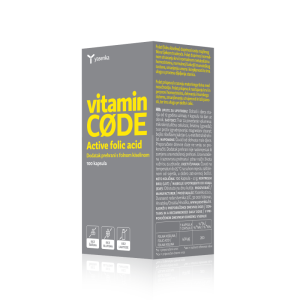 Vitamin Code Active Folic Acid supplement for optimal health, promoting energy production and supporting women's wellness. Contains essential nutrients to enhance absorption and benefit overall vitality, available for purchase in Ireland at Yasenka.ie