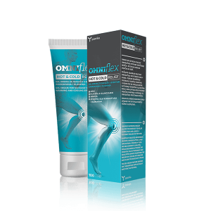 Omniflex Hot & Cold Relief cream for targeted pain management and muscle relaxation, suitable for sports injuries and everyday discomfort, available for purchase in Ireland at Yasenka.ie.