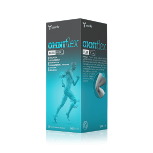 Omniflex Vital dietary supplement for joint support and mobility, enriched with essential nutrients for overall wellness, available for purchase in Ireland at Yasenka.ie